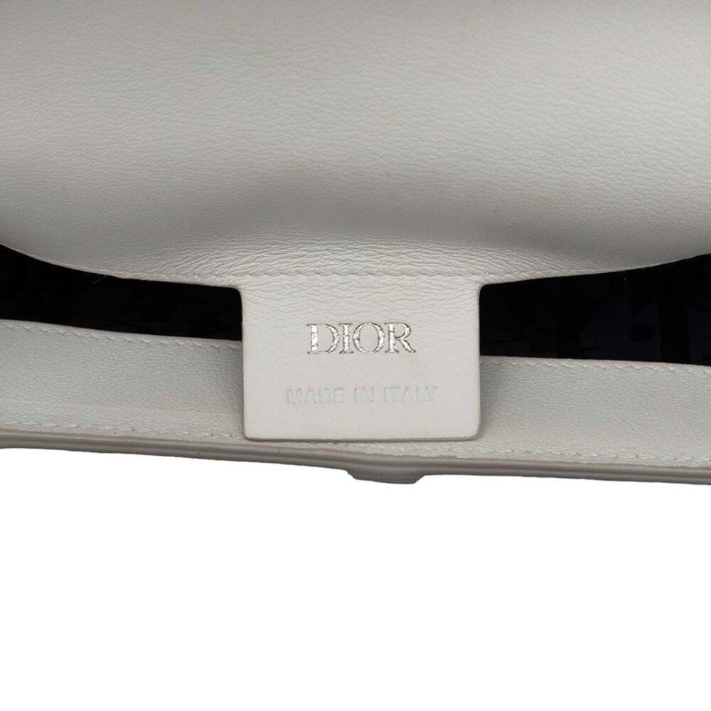 CHRISTIAN DIOR White Leather Shoulder Bag - Picture 7 of 8